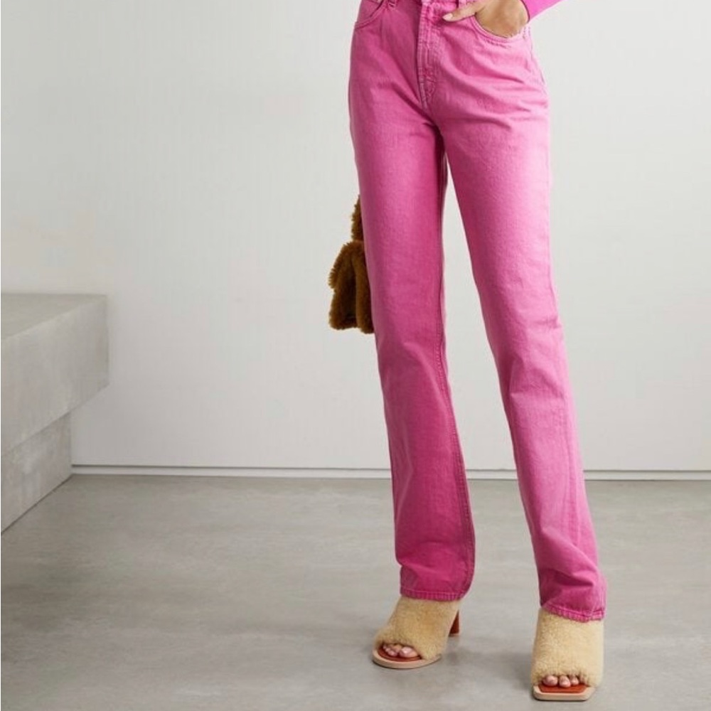 Jacquemus Le de Nîmes Yelò straight-leg Jeans Pink 26